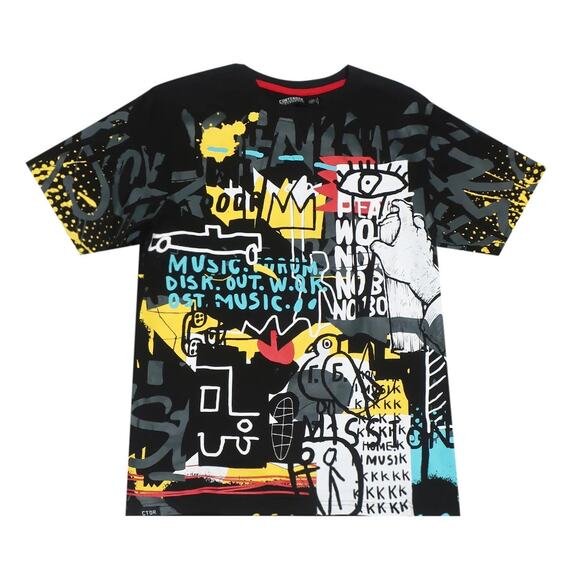 Contender CTDR Streetwear Men's T-Shirt Graffiti Print Short Sleeve Tee - Picture 1 of 2